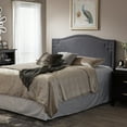 thumbnail image 1 of Copper Grove  Daisy Modern Dark Grey Upholstered Headboard Beige Queen, 1 of 5