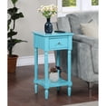 thumbnail image 1 of Copper Grove French Country Indoor Storage Medium Density Fiberboard End Table, Sky Blue, 1 of 5
