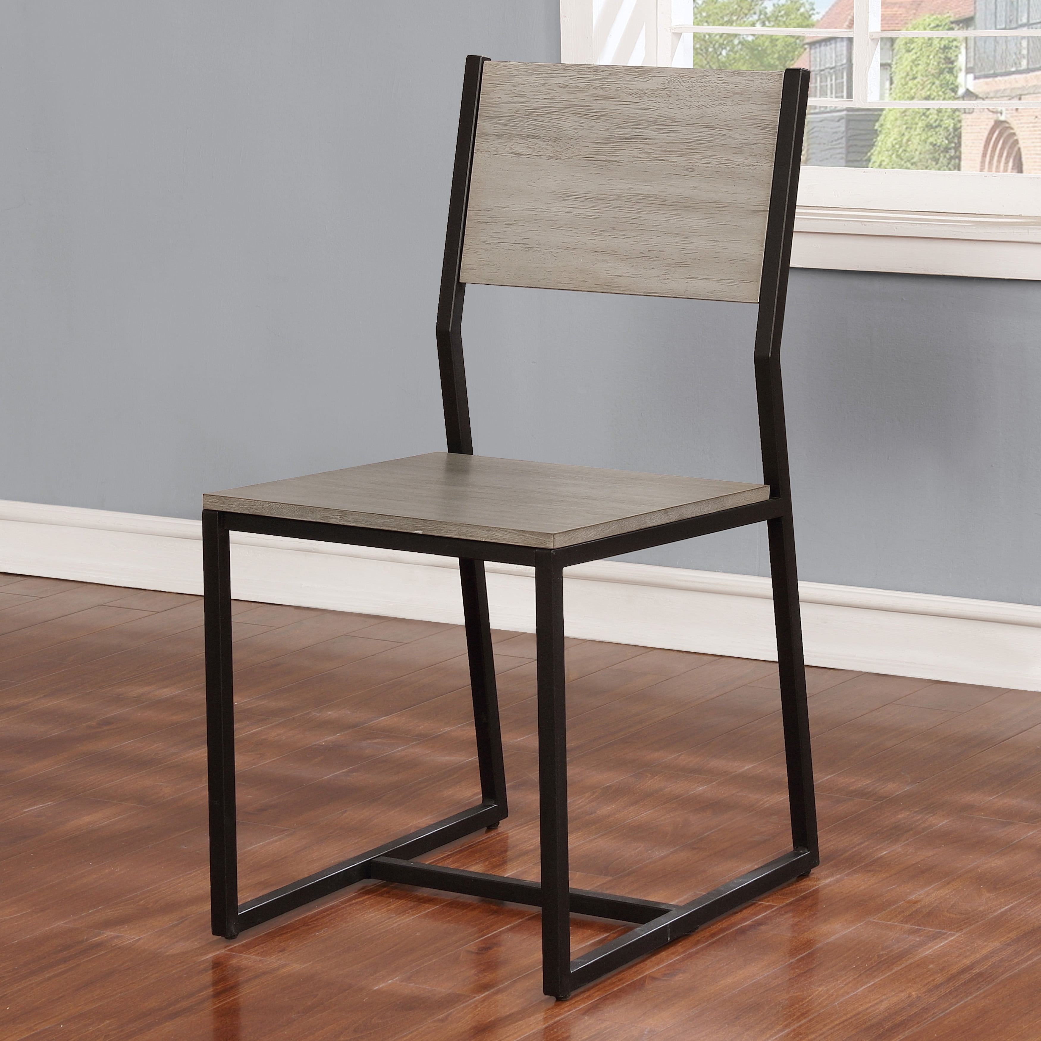Copper Grove Melnik Contemporary Twotone Metal Ushape Dining Chairs