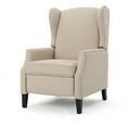 thumbnail image 1 of Copper Grove Muir Wingback Fabric Recliner Club Chair, 1 of 5