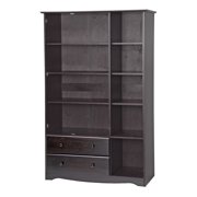 Copper Grove Palace Imports 100% Solid Wood Shelf for Family, Grand, Flexible Wardrobe Armoires Java