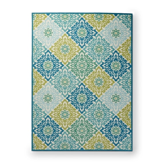 Waverly Copper Grove Perth Indoor/ Outdoor Area Rug 10' x 13' 10' x 14' Indoor,Outdoor Rectangle