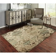Copper Grove Pyhajarvi Floral Area Rug Blue 2'x8' Stain Resistant,Pet Friendly 8' Runner Indoor,Outdoor,Runner Bathroom,Kitchen,Entryway