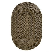 Copper Grove Tonto Multicolor Reversible 100% Wool Indoor Area Rug Grecian Green 5' x 8' Oval 5' x 8' Indoor Red Oval Traditional, Rustic, Classic