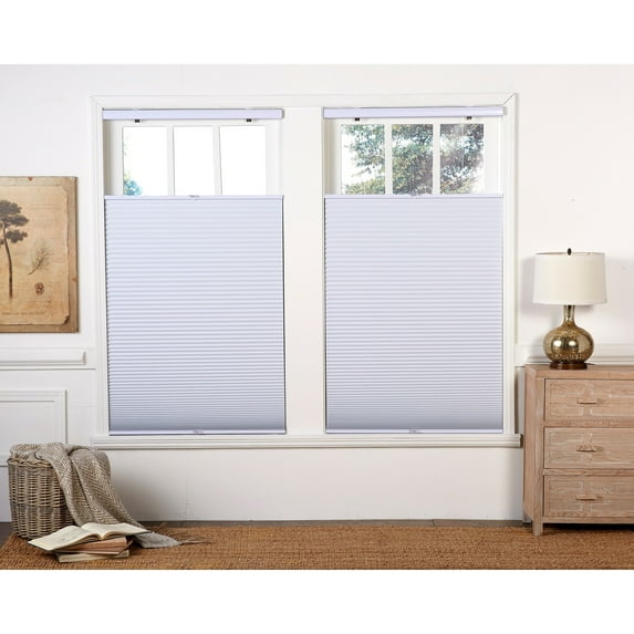 Copper Grove Yerevan White Blackout Top Down Bottom Up Shade (64 in.) 30 - 39 Inches 34 X 64