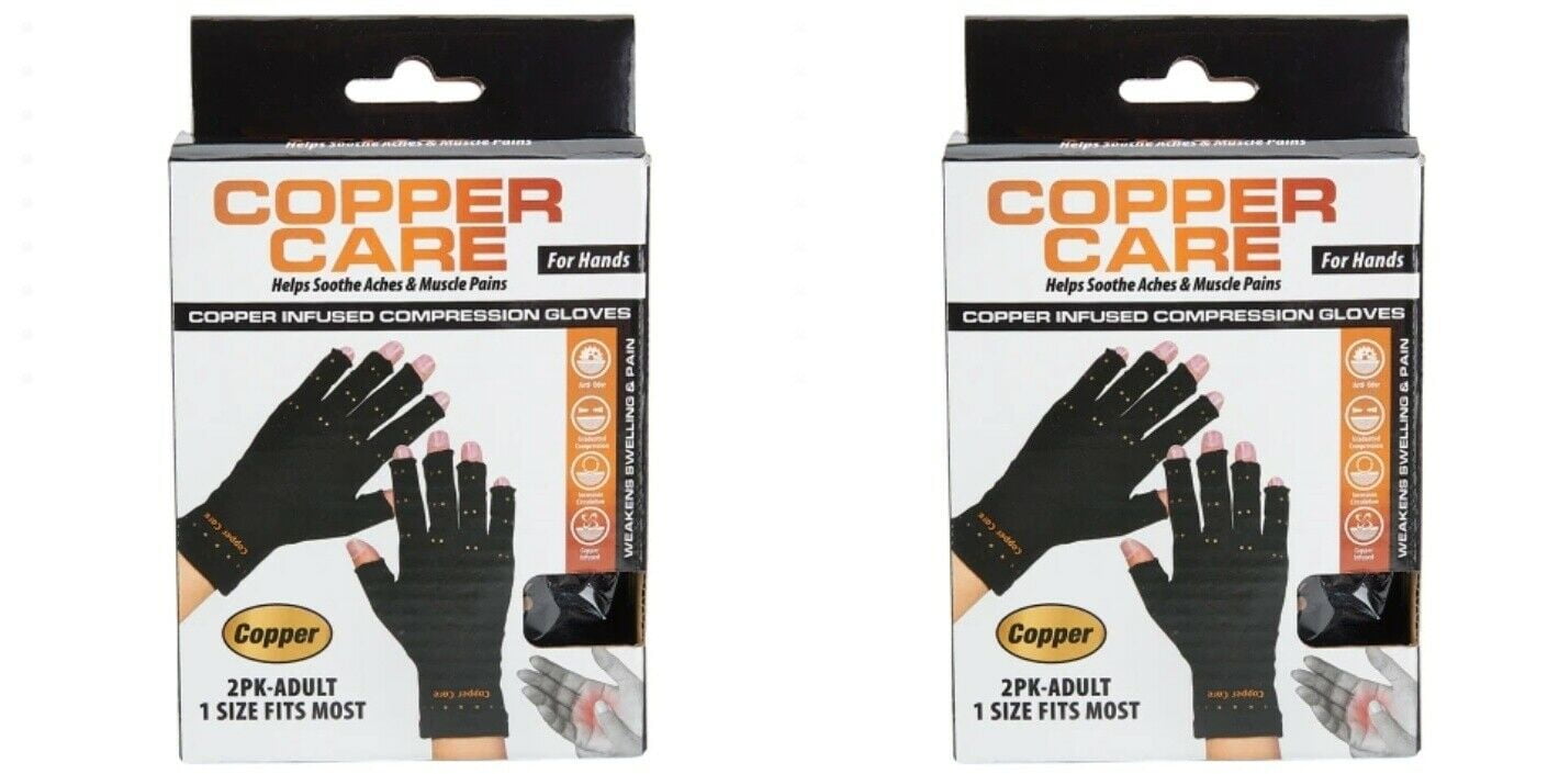 Compression Gloves for Hand Relief - Copper Fit