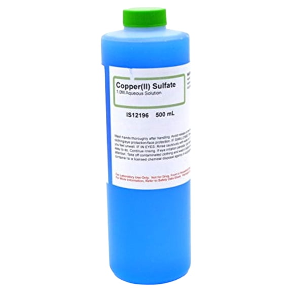Copper (II) Sulfate Solution, 1M, 500mL - The Curated Chemical Collection