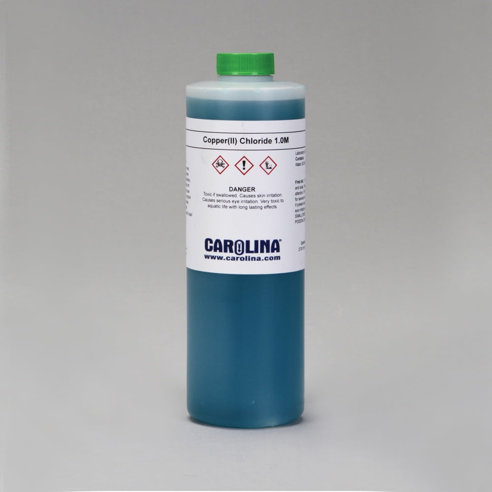 Copper (Ii) Chloride, 1.0 M Solution, Anhydrous, Laboratory Grade, 500