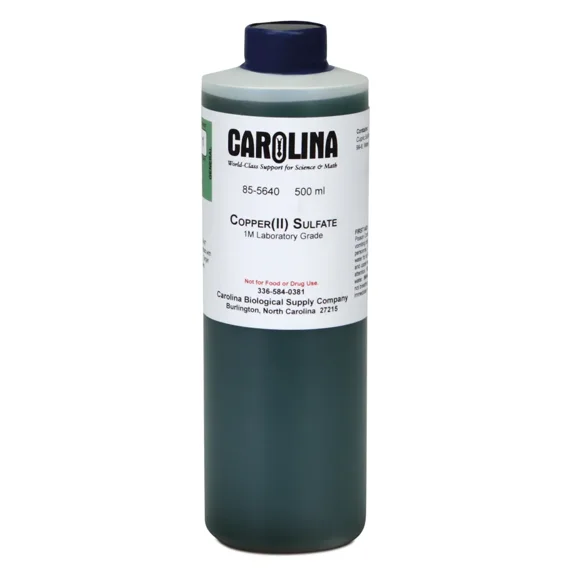 Copper (Ii) Sulfate Solution, 1 M (25%), Laboratory Grade, 500 Ml