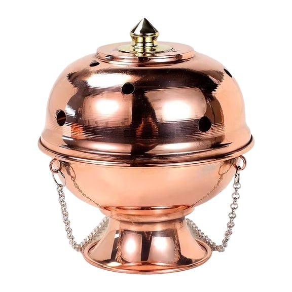 Copper Incenses Burners Tibetan Multifunctional Design Tabletop Aromatherapies Stove for Home Altars Decoration