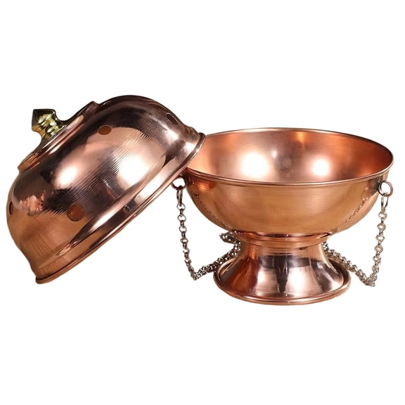 Copper Incenses Burners Tibetan Multifunctional Design Tabletop Aromatherapies Stove for Home Altars Decoration