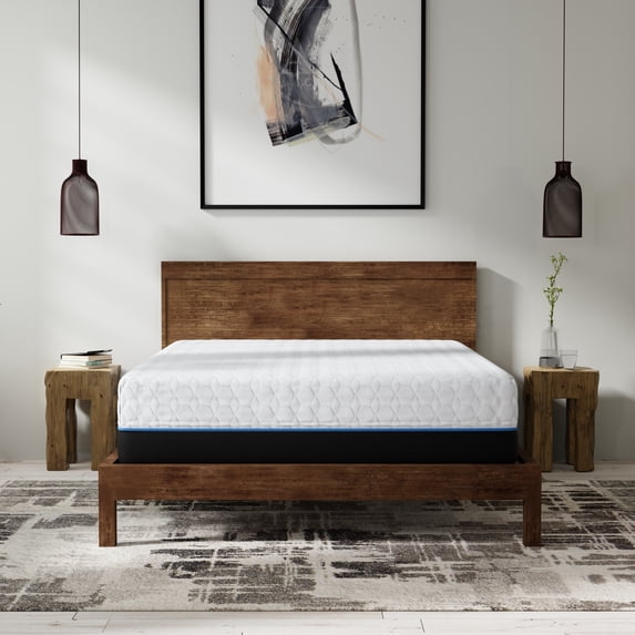 Inflused Copper Infused 14 Inch Plush Memory Foam Queen Mattress - Walmart.com