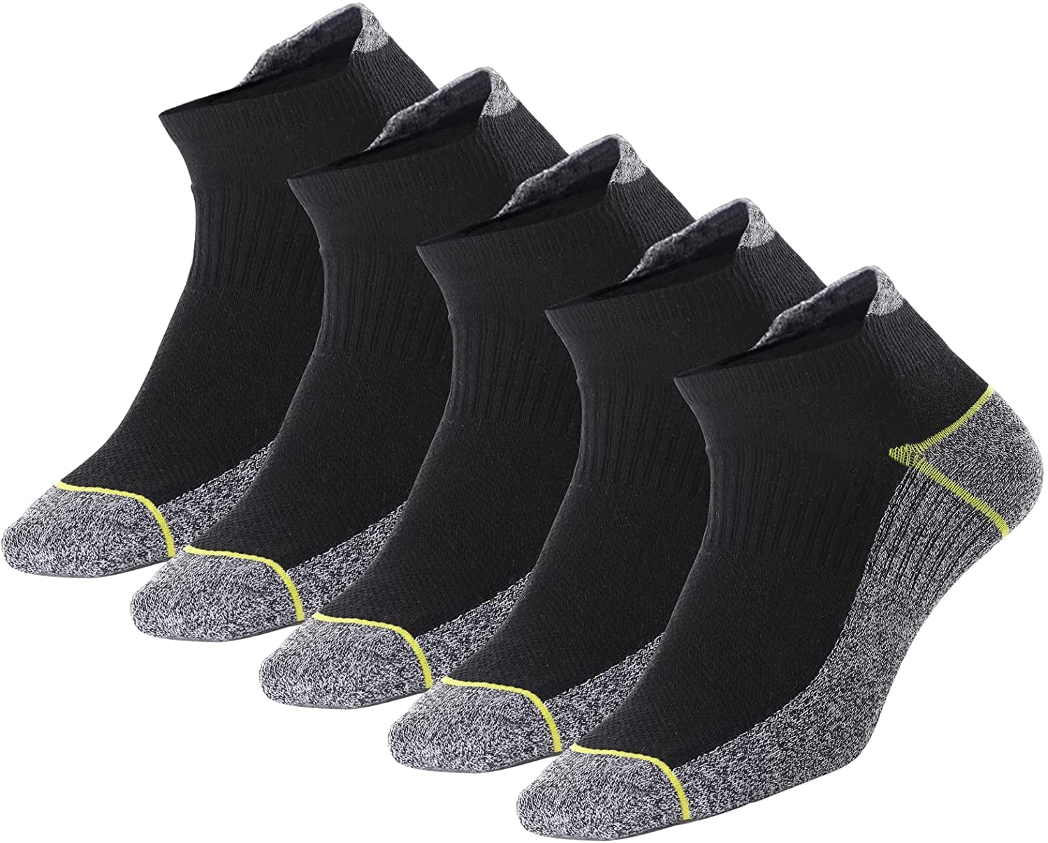 Copper Infused Ankle Socks with Odor Control, Moisture Wicking for Improved Comfort and Health (4/5 Pairs)