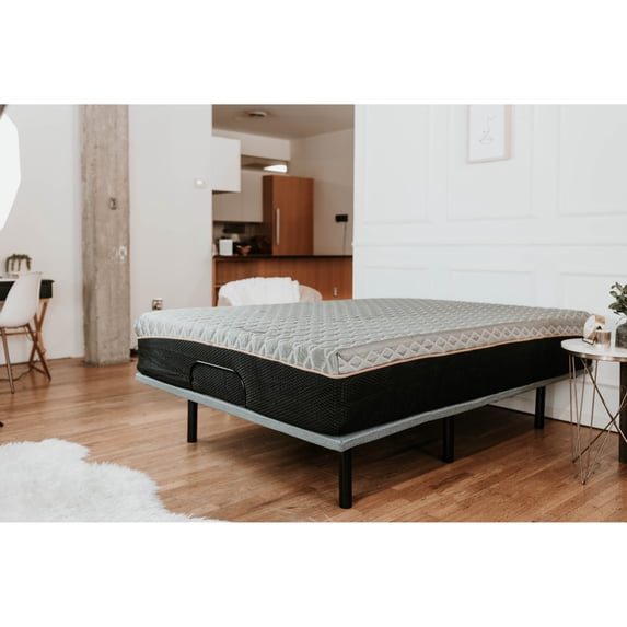 Copper Infused Hybrid 14 In Plush Memory Foam Queen Mattress 85084
