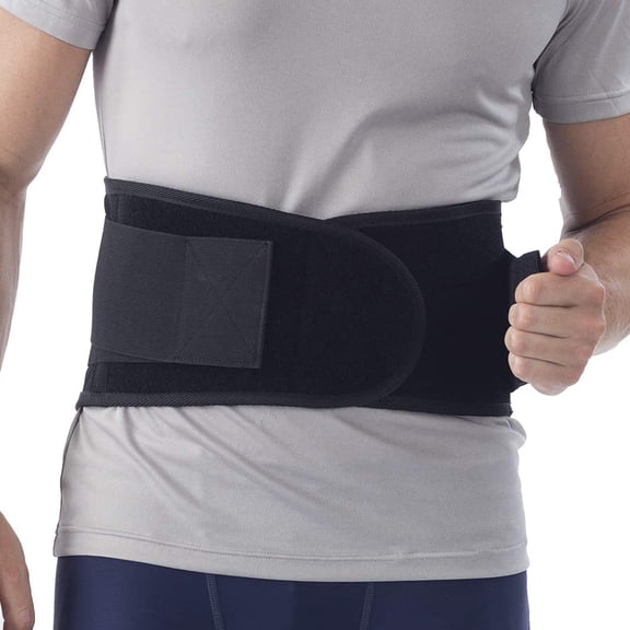 Copper Infused Lower Lumbar Support Belt. Relief for Muscle & Ligament Strain, Arthritis, Osteoporosis, Hernia, Ruptured Disc, Sciatica, Scoliosis - Fits Men & Women,,L,G14271