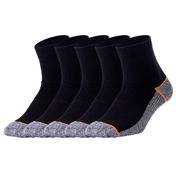 Copper Infused Quarter Socks Improve Foot Health Odor Control with Moisture Wicking Durable Comfortable Fit