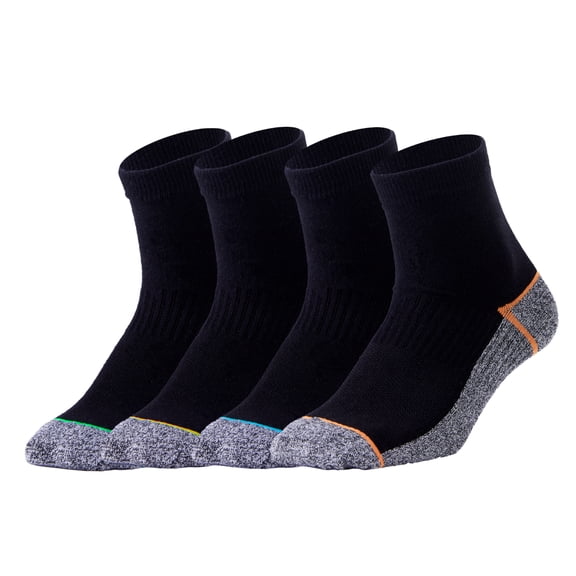 Copper Infused Quarter Socks Improve Foot Health Odor Control with Moisture Wicking Durable Comfortable Fit