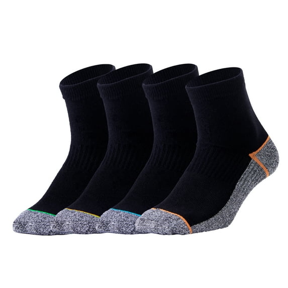 Copper Infused Quarter Socks Improve Foot Health Odor Control with Moisture Wicking Durable Comfortable Fit