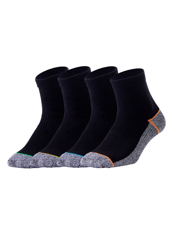 Copper Infused Quarter Socks Improve Foot Health Odor Control with Moisture Wicking Durable Comfortable Fit