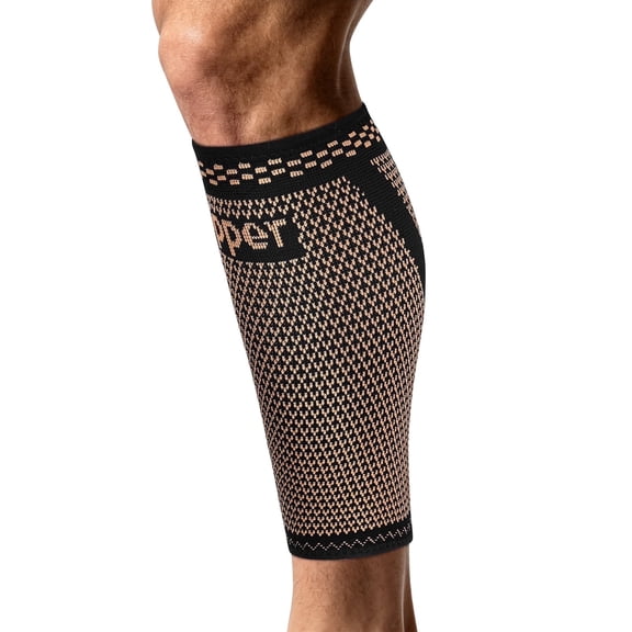 Copper Ion Calf Compression Sleeves: These leg supports provide runners with support and relief from shin pain【L】