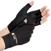 Copper Joe Arthritis Gloves for Carpal Tunnel and Hand Pain Relief (Large)