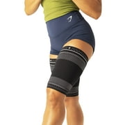Copper Joe Thigh Support Compression Sleeve - Groin Wrap Support For Men and Women - Pair - Small