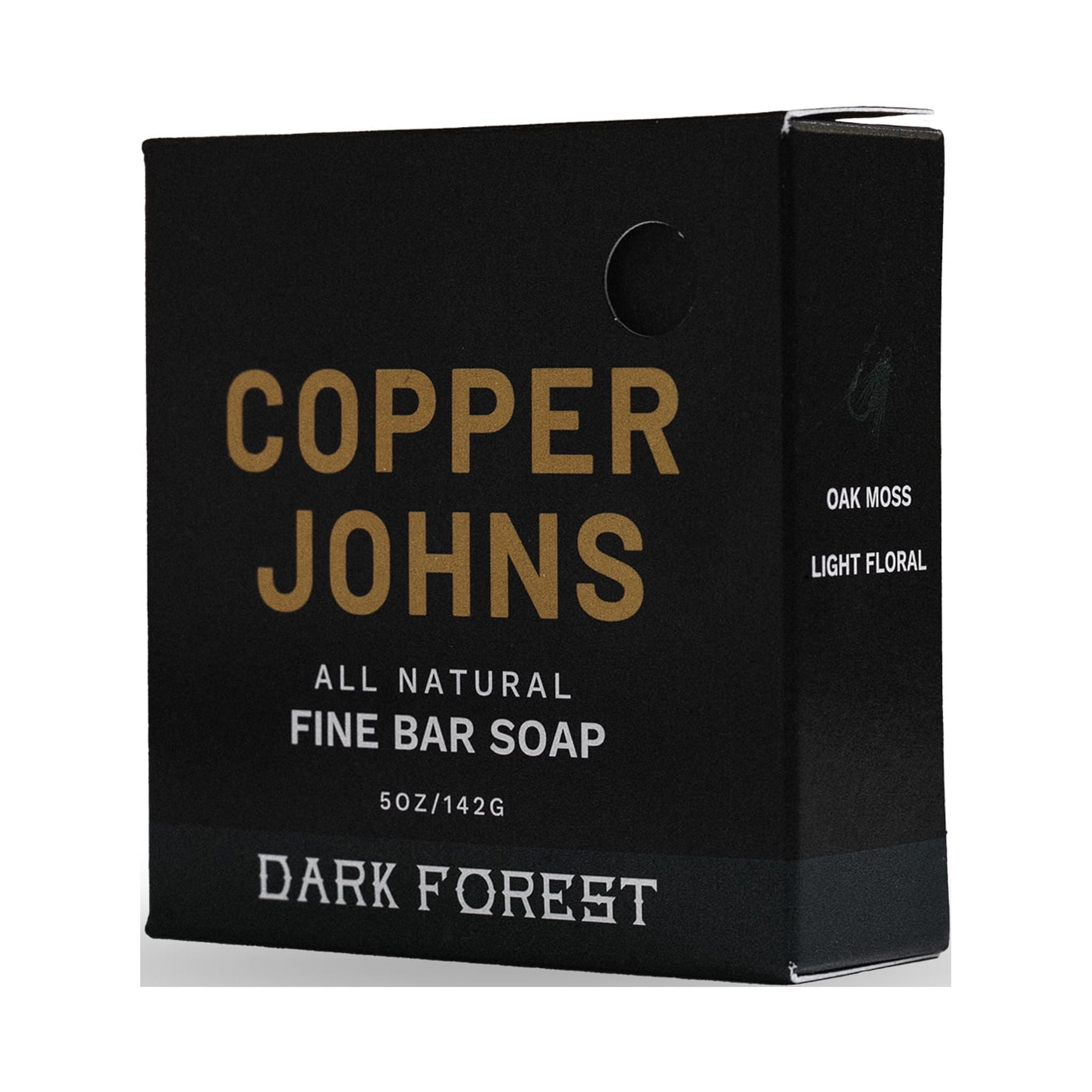 Copper Johns, Dark Forest Fine Bar Soap, 5oz