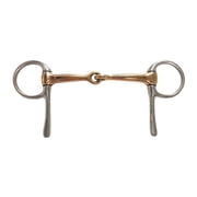 Copper Jointed Half Cheek Snaffle Bit - 5 in.