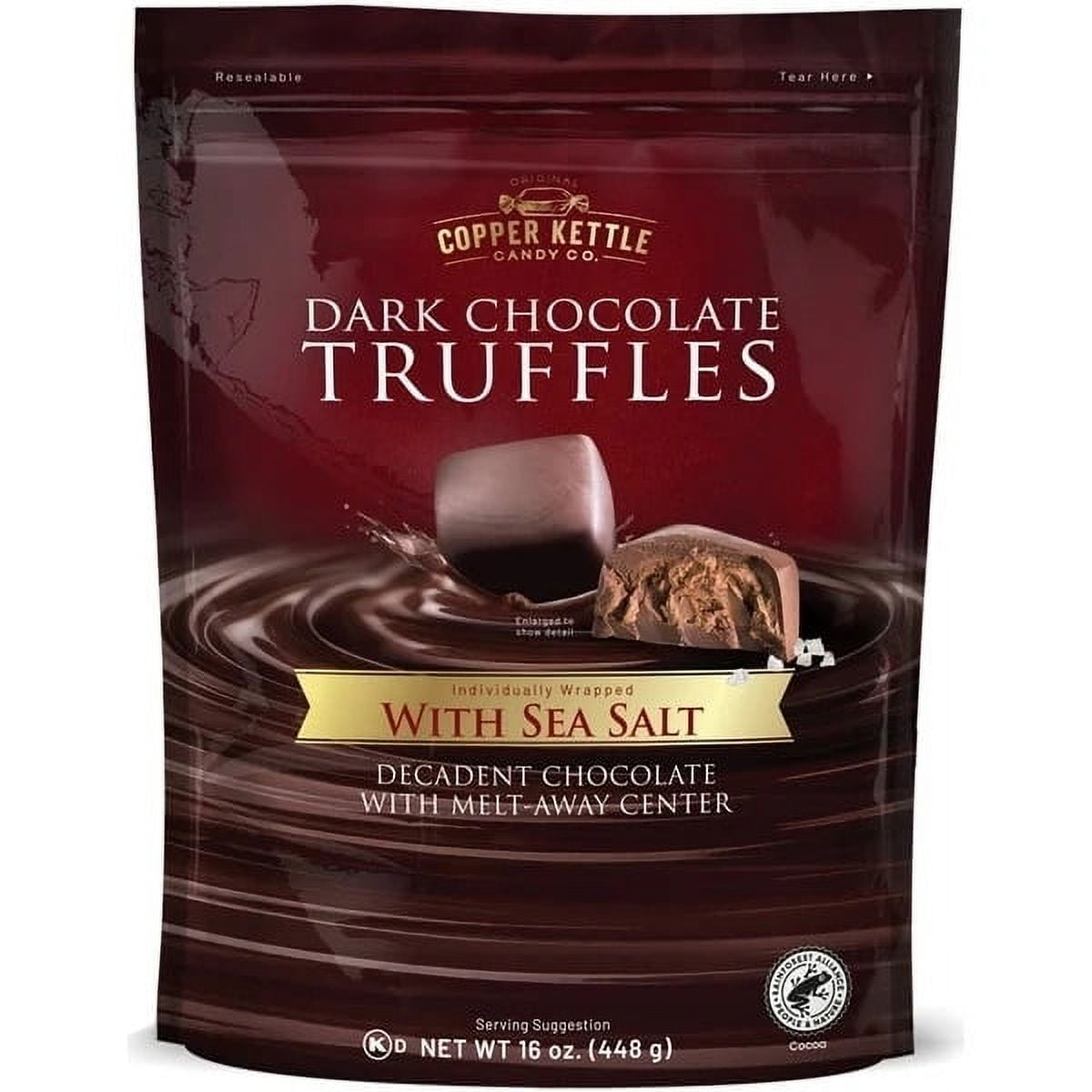 Copper Kettle Candy Co Dark Chocolate Truffles With Sea Salt Fig App