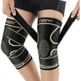 thumbnail image 1 of Copper Knee Braces with Strap for Knee Pain Women and Men(2 Pack), Knee Compression Sleeve for Arthritis, ACL, Meniscus Tear, Joint Pain Relief, Knee Support for Working, Running, Weightlifting(XXL), 1 of 7