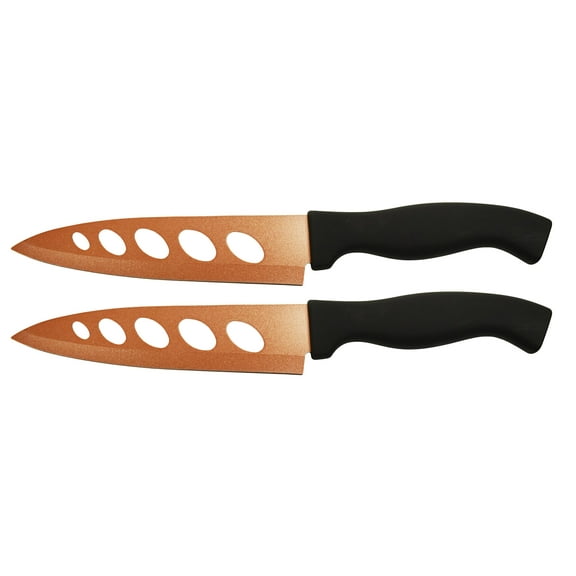 Copper Knife - 2 Pack. Never Needs Sharpening - COPPER KNIFE Stainless Steel Stays Sharp Forever