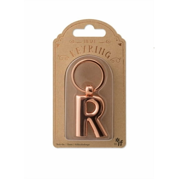Copper Letter Keyring Letter R (Other)
