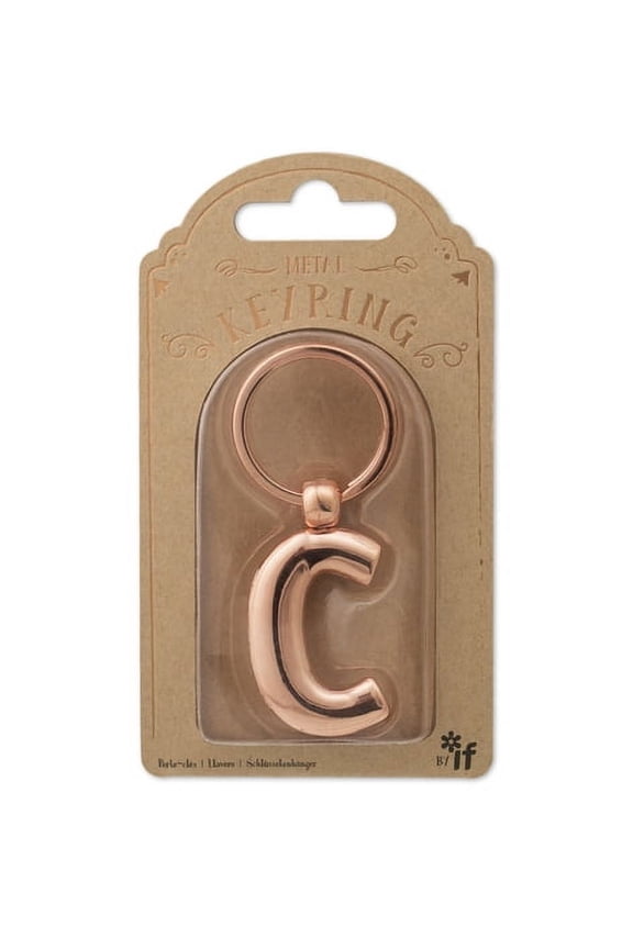 Copper Letter Keyrings Letter C (Other)