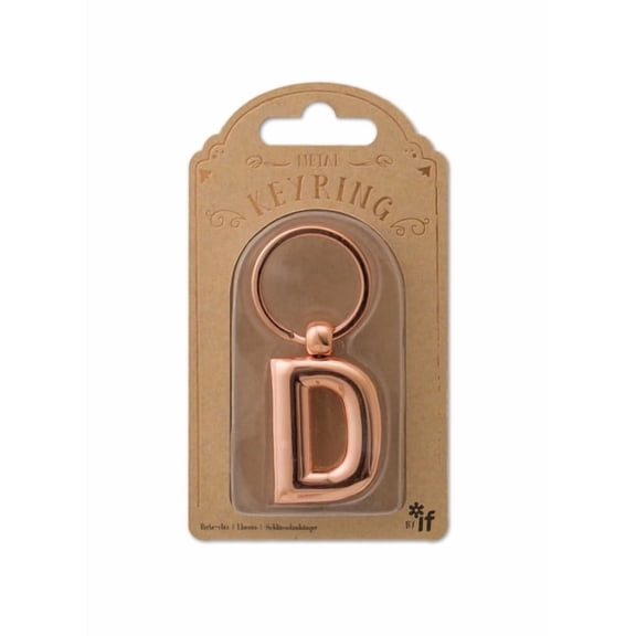 Copper Letter Keyrings Letter D (Other)