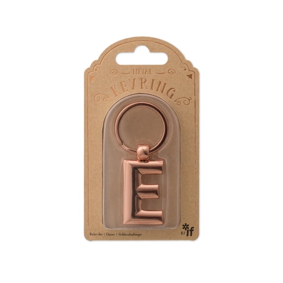 Copper Letter Keyrings Letter E (Other)