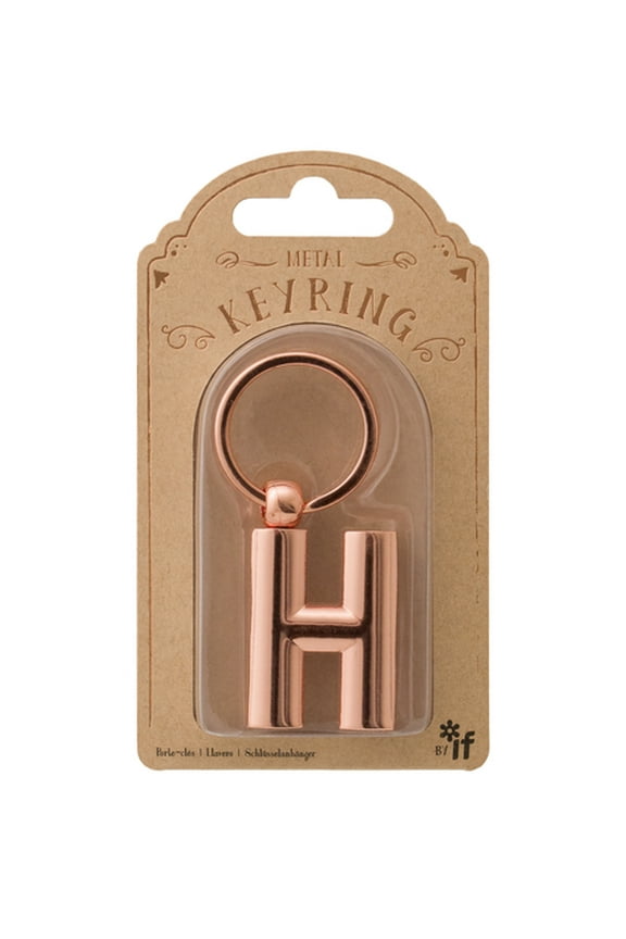 Copper Letter Keyrings Letter H (Other)