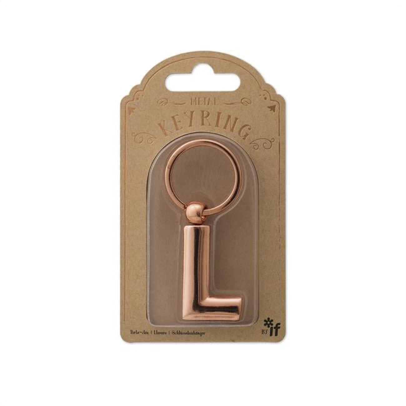 Copper Letter Keyrings, Letter L - Walmart.com