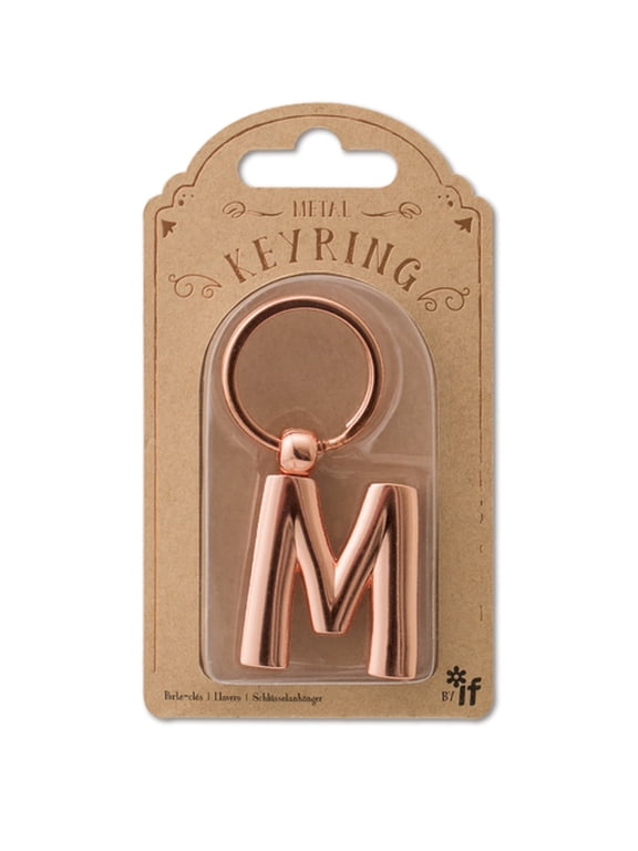 Copper Letter Keyrings Letter M (Other)