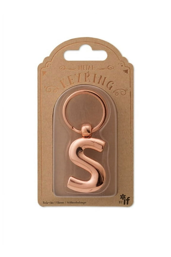 Copper Letter Keyrings Letter S (Other)