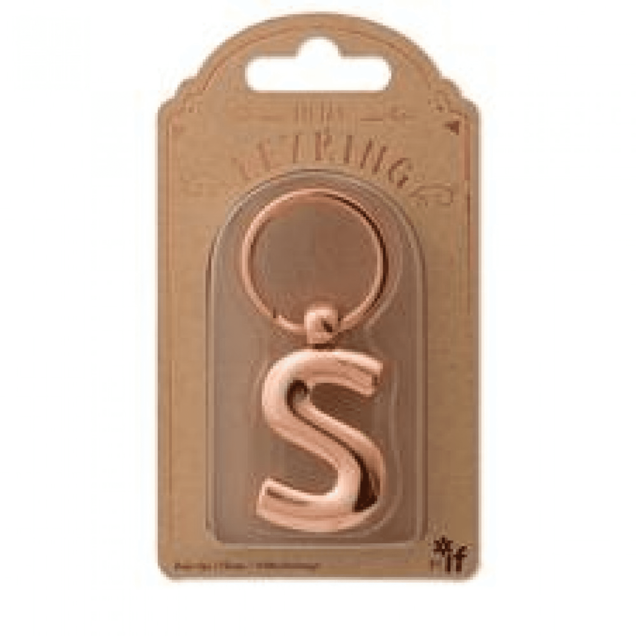 Copper Letter Keyrings Letter[ S ] - Walmart.com