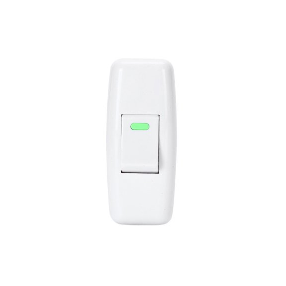 Copper Light Switch, White Inline ON/OFF Table Lamp Desk Light Button Switches Dimmer Wire Springboard Switching Replacement(Sold without manufacturer warranty)