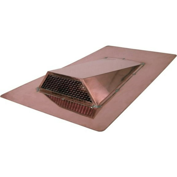 Copper Low Profile Roof Exhaust Vent Duct Size: 4"