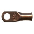 thumbnail image 1 of Copper Lug 6 AWG Gauge 1/4" Ring Wire Terminal Battery Cable End Connector - 10 Pack, 1 of 3