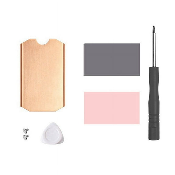 Copper M.2 SSD HeatSink Hard Disk Cooler with Thermal Solid State Disk Radiator 0.5mm for M.2 2242 NVMe SSD,TN42