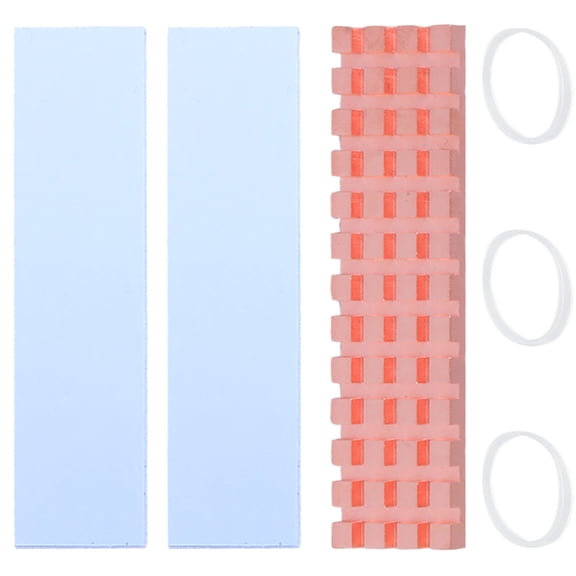 Copper M.2 SSD Heatsink Pad Set for Efficient Cooling and Wide Compatibility Optimaled Cooling in PC Notebooks 2/3/4/6m