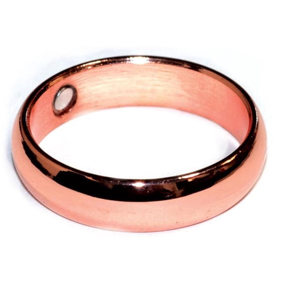 Copper Magnetic Bracelet - Copper - Size 11 - Solid Band - Health Benefits