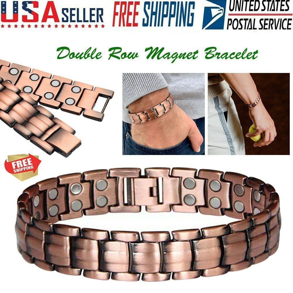 Copper Healing Therapy Jewelry Antique Copper Link Bracelet