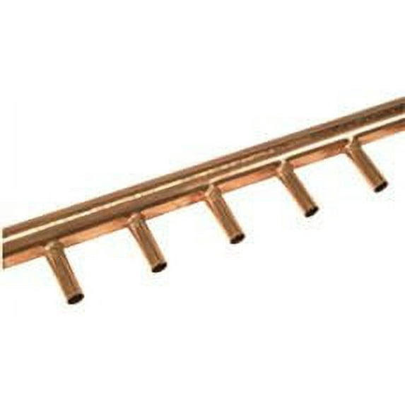 Copper Manifold Header 1 In. And 3/4 In. Outlet