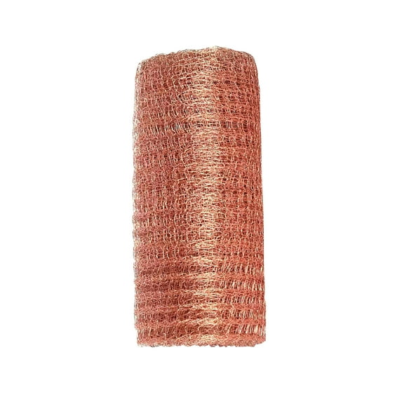 Copper Mesh for Pest Control - 5 in x 20 ft (240 in) 100% Pure Copper Scrubber for Stuffing Gaps, Holes, and Openings to Exclude Mice, Rats, Birds, Squirrels, and Slugs (Roll)
