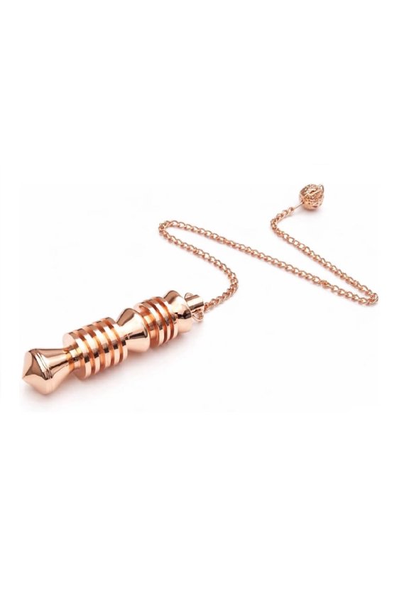 Copper Metal Designer Openable Egyptian Ring Pendulum For Dowsing & Divination